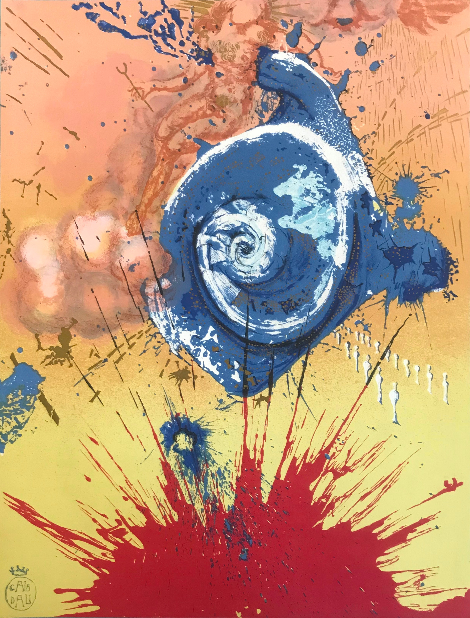 L’Aurore, lithographie de Salvador Dalí pour Don Quichotte