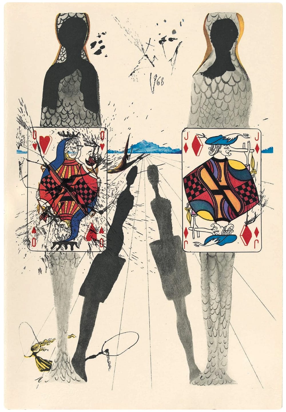 Illustration de Salvador Dalí pour Alice’s Adventures in Wonderland