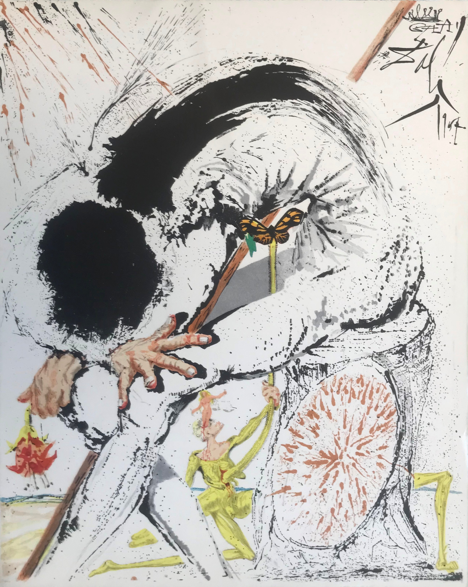 Don Quichotte accablé de Salvador Dalí