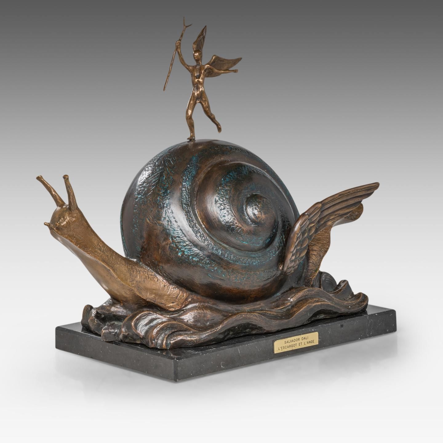 L’Escargot et l’Ange de Salvador Dalí